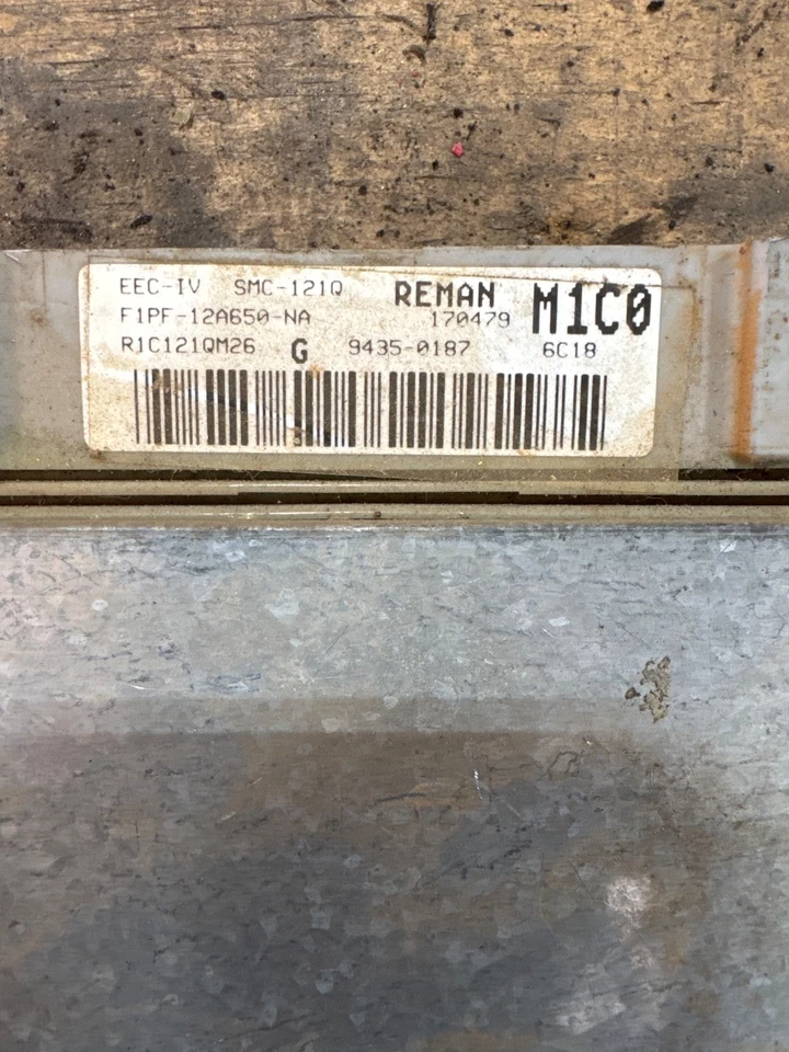 Unidad de control del motor Ford F150 Crown Vic Marquis 1990-1996 ECU E9AF-14A624-AA 5,0 Foto 3 de 4