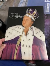 WWE Harley Race Signed 11x17 Photo