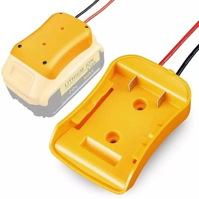 14 AWG Power Connector DIY Battery Adapter Dock For DeWalt 18V/20V Max Battery
