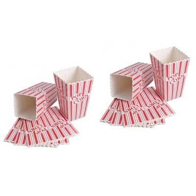  2 Pieces Popkornschachtel Gestreifte Popcorn Box Popcorn-Boxen Für Partys