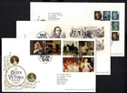 GB - 2019 Queen Victoria Bicentenary Set, MS + Booklet on 3 x First Day Cover