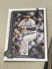 2025 Topps Update Series - Jeff Criswell #US5 Rainbow Foil (RC)