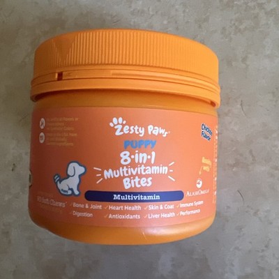 Zesty Paws Puppy 8-in-1 Multivitamin Chicken Flavored Bites for Puppies 90 ct