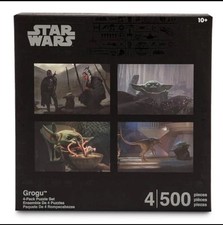 Disney Grogu 4-Pack Puzzle Set Star Wars: The Mandalorian 1000 Pieces Each