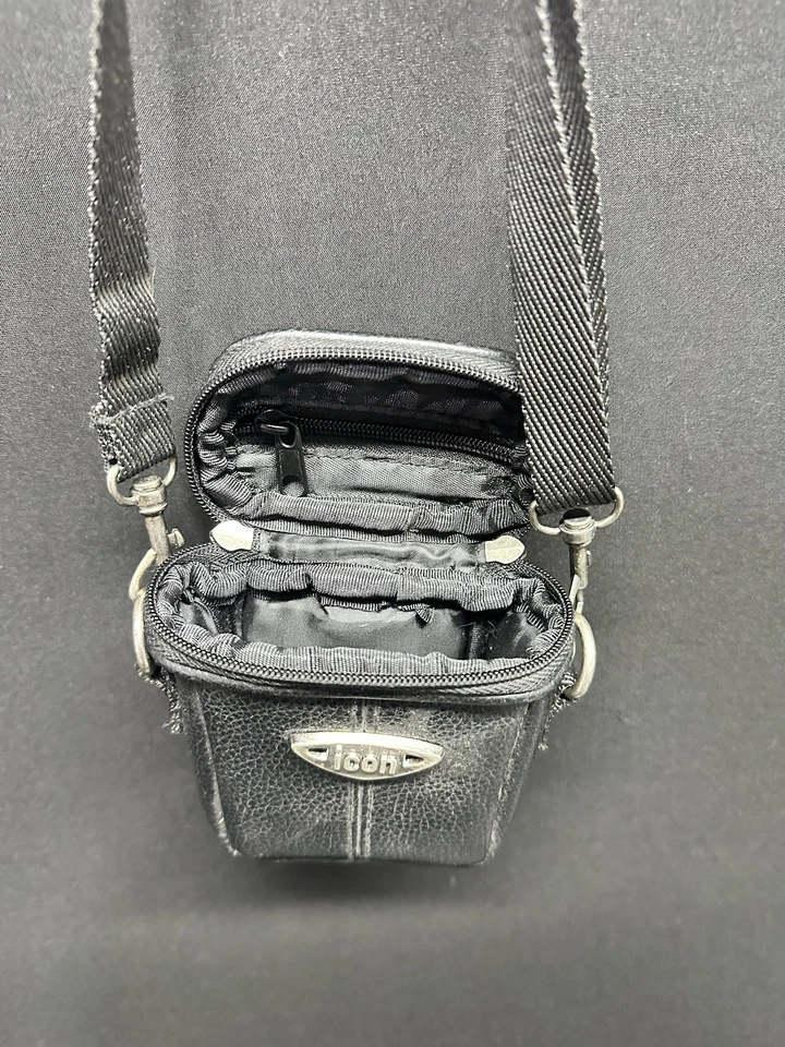 ICON 人造皮革相机包 外壳 可拆卸 可调肩带 复古 — 第 2/3 张图片