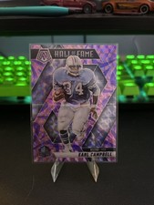 2025 Panini Mosaic - Hall of Fame Earl Campbell #294 Reactive Purple Mosaic...