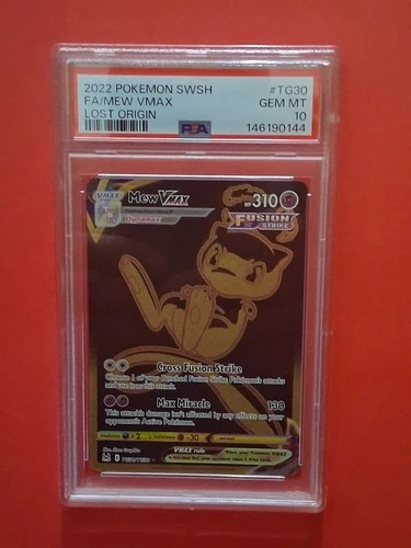Pokémon TCG Mew VMAX TG30/TG30 Lost Origin Trainer Gallery PSA 10