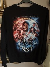 Fright Night Small Sweatshirt Worn Once 1980s Horror Movie Vampire Rare