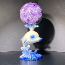 542g Rare Dreamy Amethyst ball Quartz crystal Sphere Crystal Reiki Healing