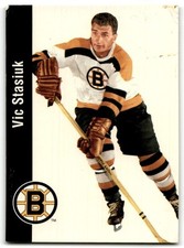1994-95 Parkhurst Missing Link 1956-57 Vic Stasiuk Boston Bruins #9