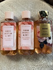 Bath  Body Works Shower Gel, 10 oz - Rose Ivy Lot Of 2 1