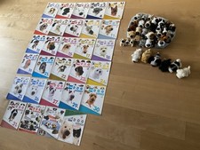 The Dog Collection - Hefte und 35 Hunde + 1 Hundebett, selten