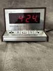 Spartus Solid State Digital Alarm Clock Brown Snooze Alarm Rectangle — photo 1