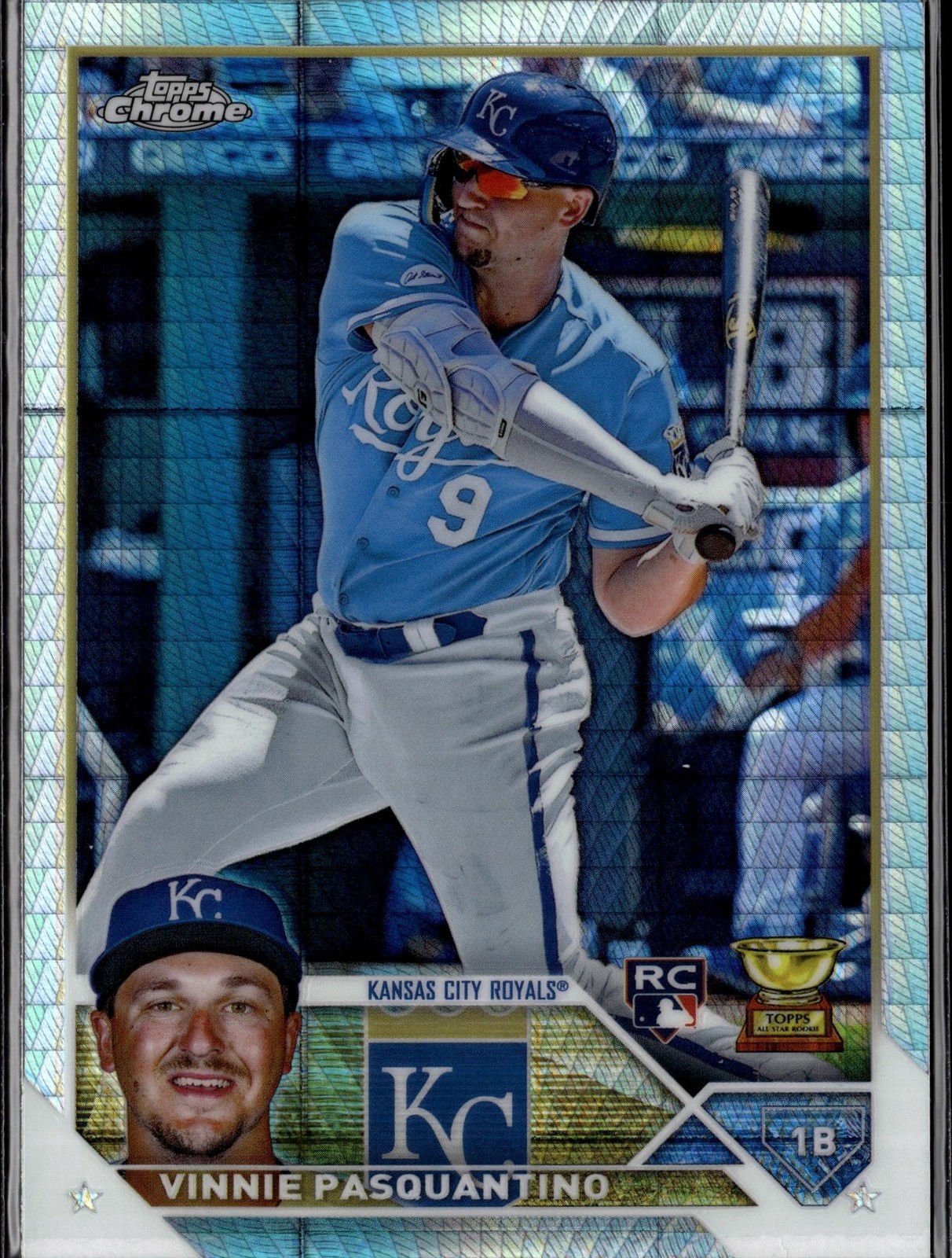 2023 Topps Chrome #119 Vinnie Pasquantino Prism Refractors