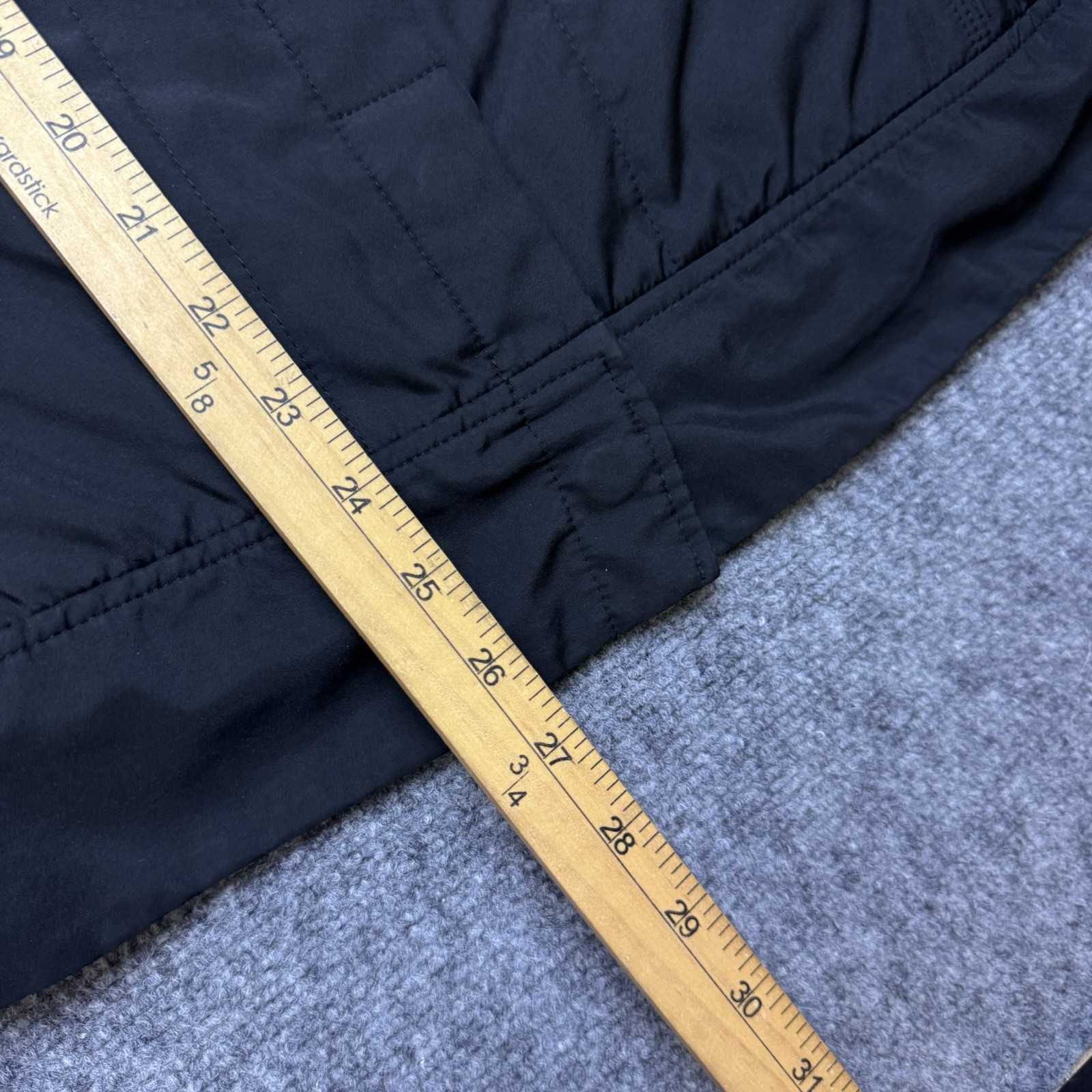 GAP Black Snap Button Collared Jacket Women's Siz… - image 11