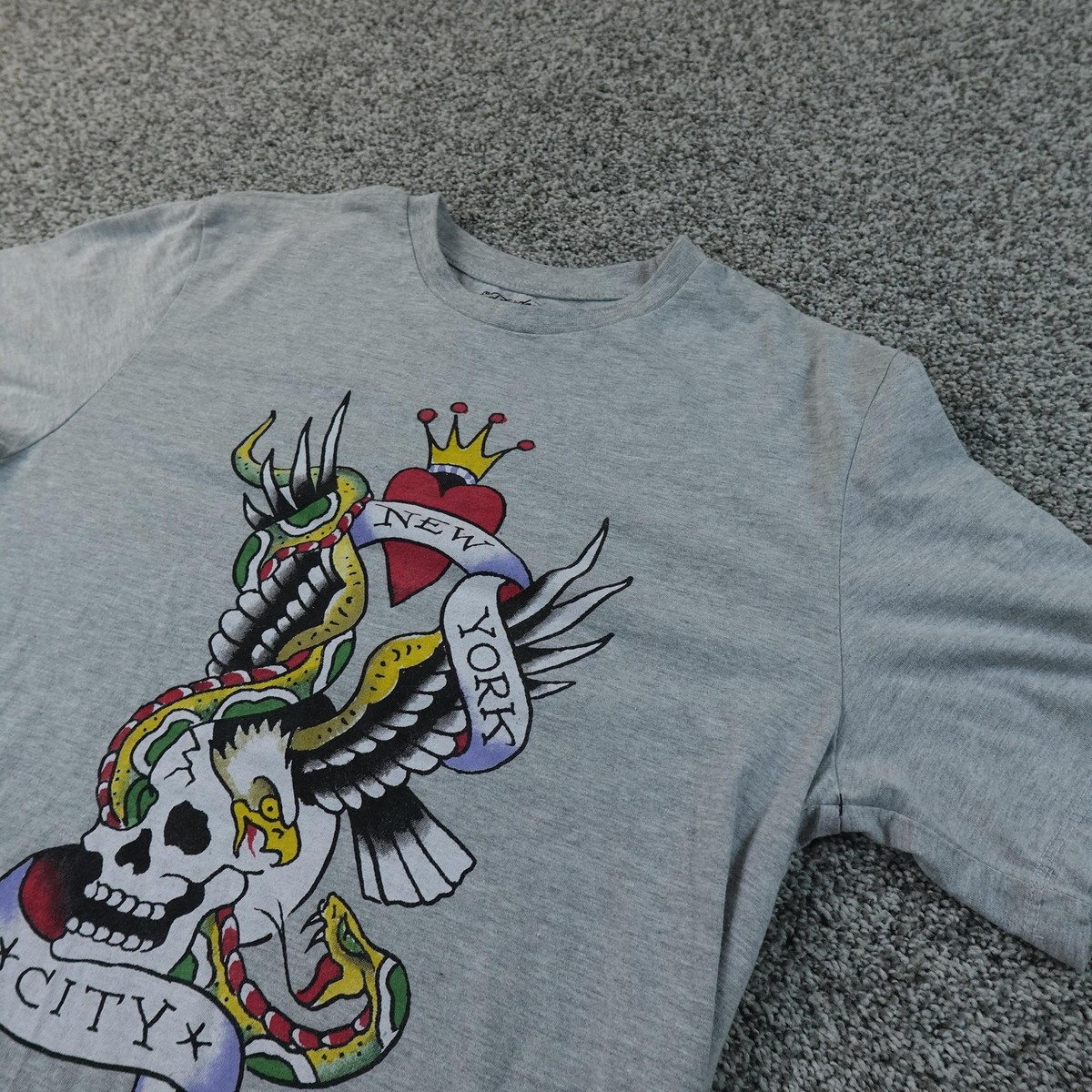 Ed Hardy Tシャツ スカル tatoo y2k グランジ ダークコア Ed Hardy