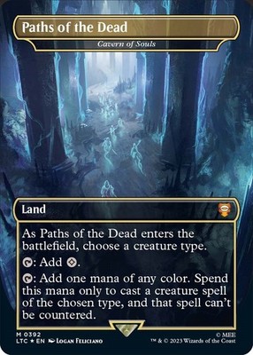 Paths of the Dead - Cavern of Souls (Surge Foil) #392 (NM) Commander: The Lor...