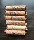 1 FULL ROLL OF 1951 P LINCOLN WHEAT CENTS PENNIES