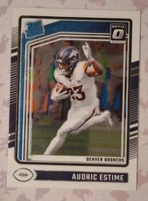 2024 Panini Donruss Optic - Rated Rookie Audric Estime #206 (RC)