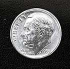 1955-P 10c SILVER Roosevelt Dime  BU  (R016)