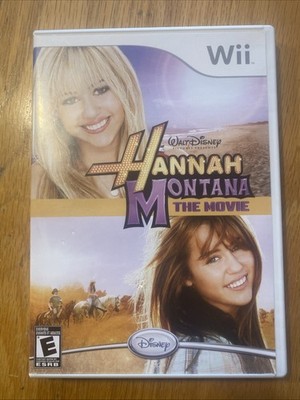 Hannah Montana The Movie (Nintendo Wii,2009) Complete Good Condition