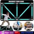 Football Footstep Carpet Anti-Skid Soccer Footwork Equipment Soccer Training Mat