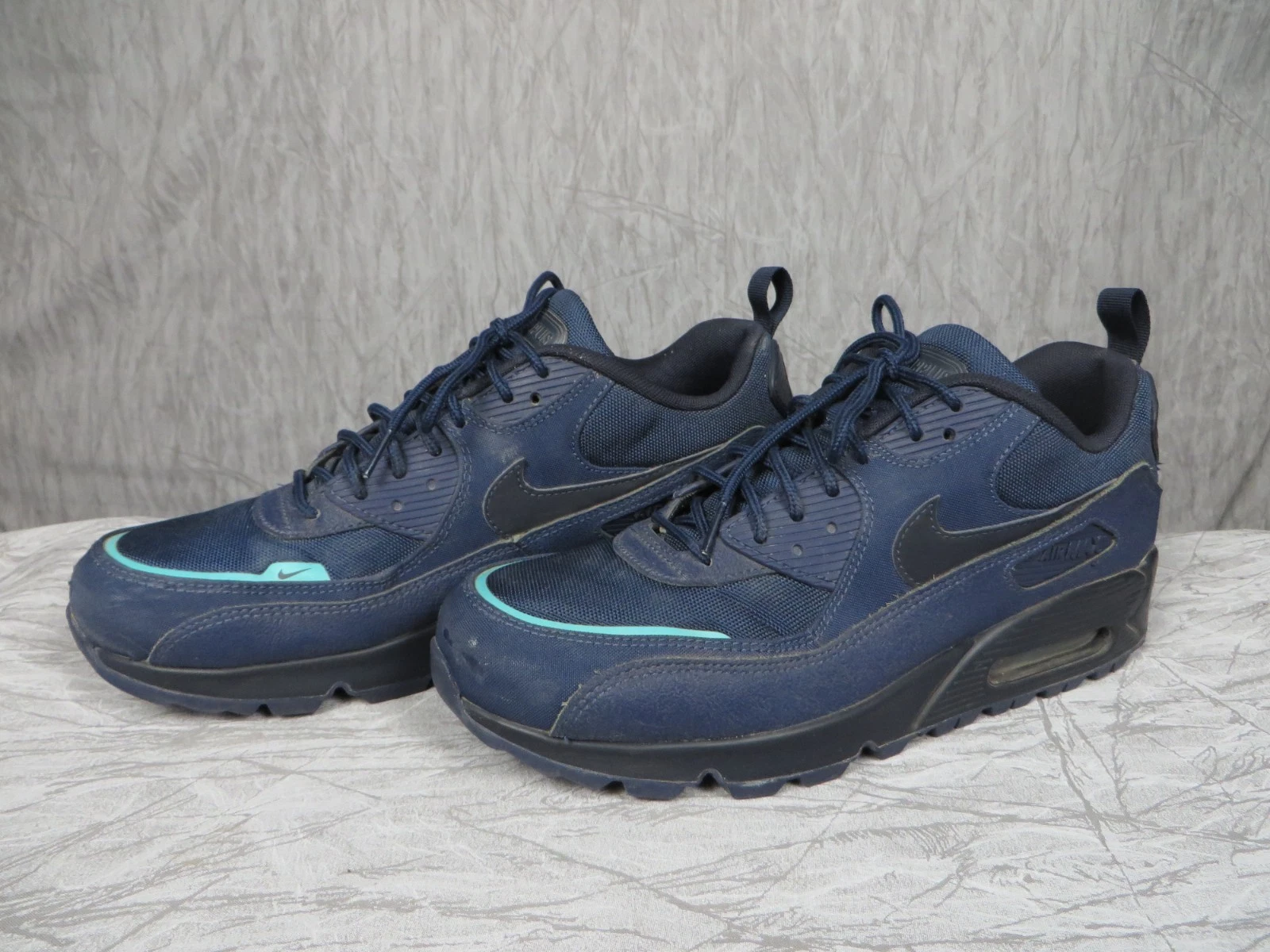 Nike Air Max Excee Cordura Mens 10.5 Navy Blue Sneakers Trail Running