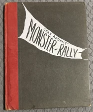 Chas Addams Book - Monster Rally Hardcover Macabre 1950 Comics  See Pics Y