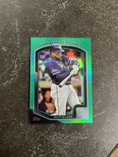 2025 Topps Flagship Collection 2 Christopher Morel Green /99!!! SSP SUPER RARE  