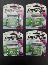 4-Energizer Recharge Power Plus AA Rechargeable Batteries 2300mAh 4 Battery Pack