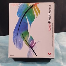 Adobe Photoshop CS2 Photo Editing Software Box and manual only
