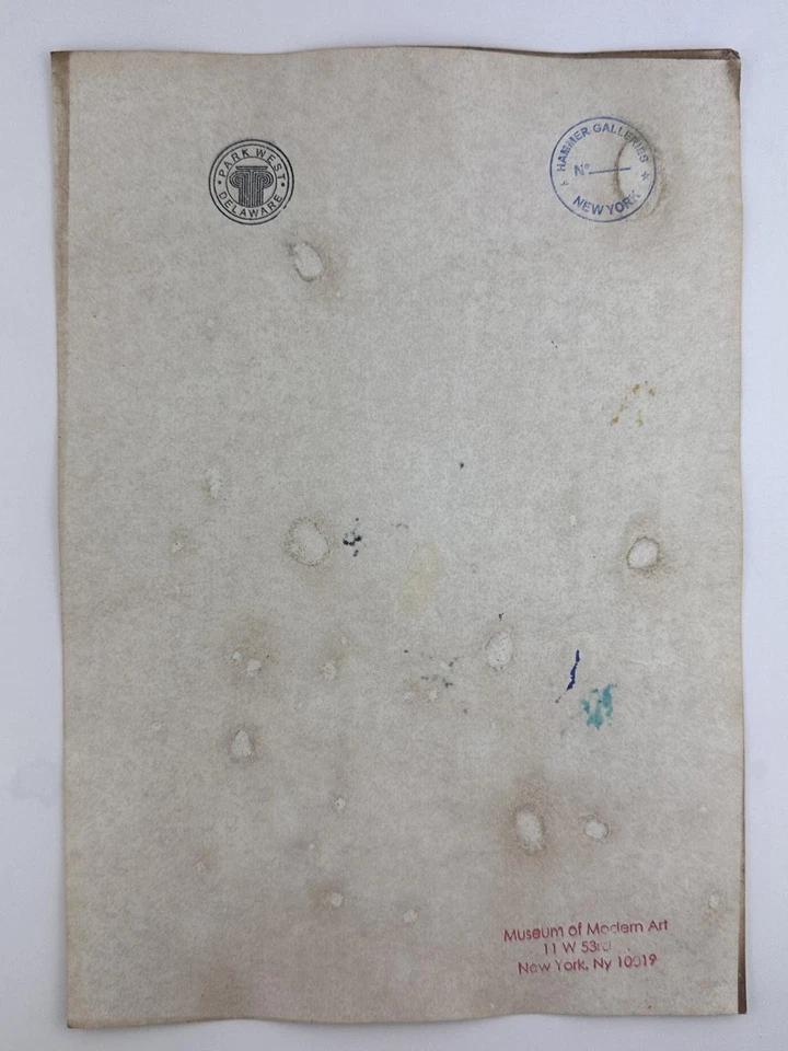 Pintura artística Peter Max certificado de autenticidad dibujo original papel vintage firmado Foto 2 de 3