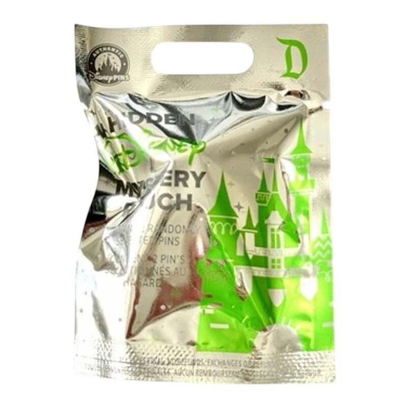 Disney Trading Pin 186051 DLR Unopened Green Pouch Hidden Disney 2026 Wave A