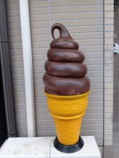 Panneau de crème glacée Soft Serve cône chocolat Nissei présentoir lumineux...