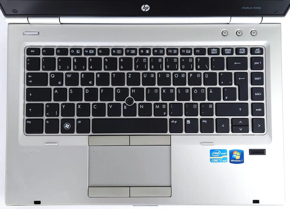 HP EliteBook 8460p 14'' i7 2640M 160GB SSD DVD-RW 4GB Windows XP Gaming Notebook - Bild 3 von 4