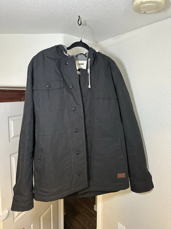 Chaqueta delgada para hombre VANS en negro talla XL Foto 2 de 4