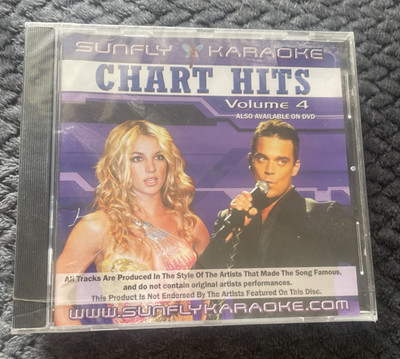 NEW SEALED CD - SUNFLY KARAOKE CHART HITS CD - VOLUME 4