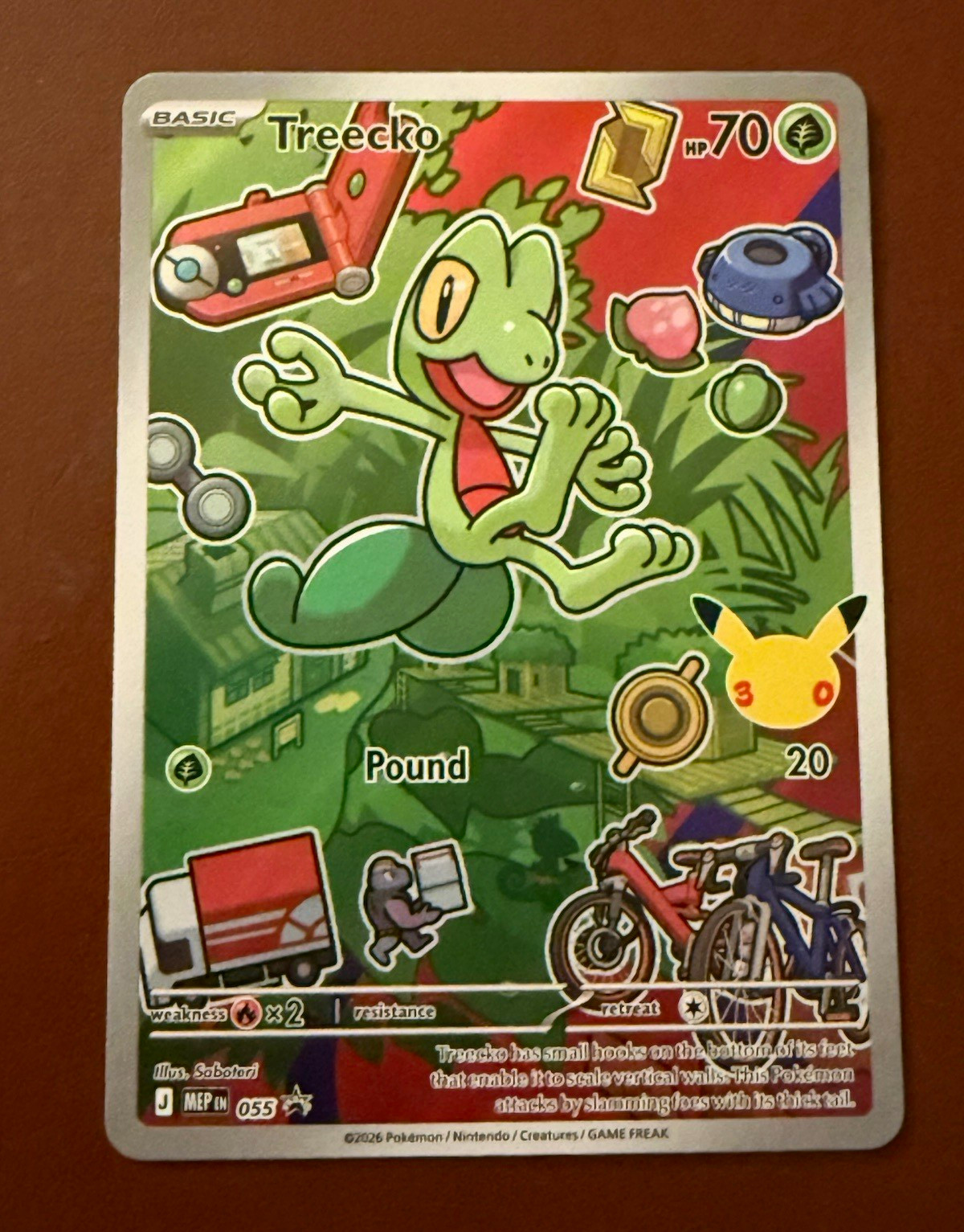 Pokemon TCG McDonald's Collection 2026 Treecko Holo Promo Card 005/015