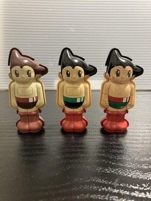 Vintage Astro Boy Atom Uran Tin Toy Figure Set of 10 Japan Meiji