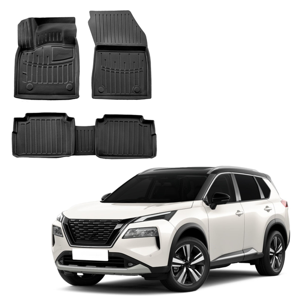 Gummi FußMatten Gummimatten FüR Nissan X-Trail T33 Ab 2021 5-Tlg Scoutt-image