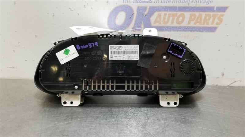 16 2016 MASERATI QUATTROPORTE GTS SPEEDOMETER INSTRUMENT GAUGE CLUSTER 670034284