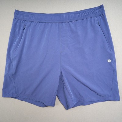 SOYBU Men s Active Shorts Blue Size L Pull On Style Gym