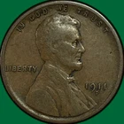 1911-D Lincoln Wheat Cent Very Fine VF Coin #36777