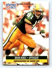 1991 Pro Set Spanish #79 Brian Noble Fresh Break EX-EXMINT