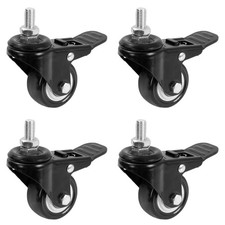 VIVO 2 inch M10 Caster Wheels (Set of 4) for TV Carts, Desk Frames, and More