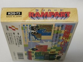 Rampart W/Box Manual CIB Famicom FC Retro Unused Game Very Good NTSC-J Japan