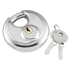 Bully Locks Stainless Round Padlock Chrome - ...