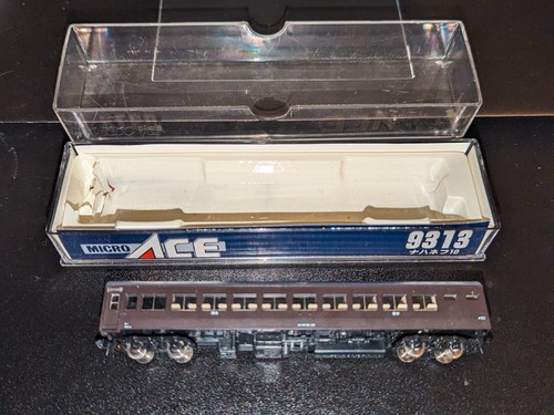 Spur N Micro Ace 9313 Coach JNR weinrot verpackt gebraucht japanische Modelleisenbahn | Zustand: Used