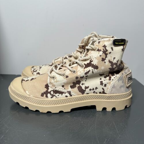 Palladium Boots Unisex Pampa Hi OG Camo Shoes Mens Womens Size US 7 Lace Up Y2K - Picture 2 of 9
