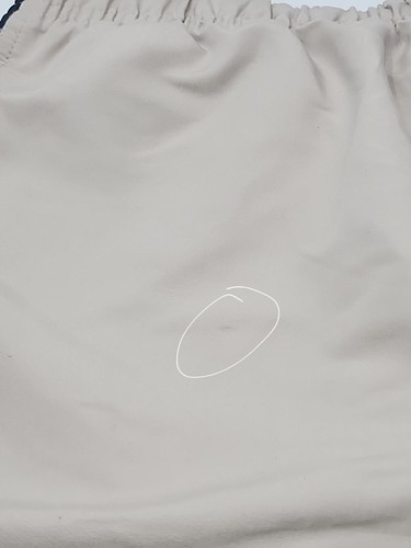 Pantalones Cortos Atléticos Nike Beige Negro Elásticos Corbata Cintura Bolsillos Para Hombre MEDIANOS - Imagen 11 de 11
